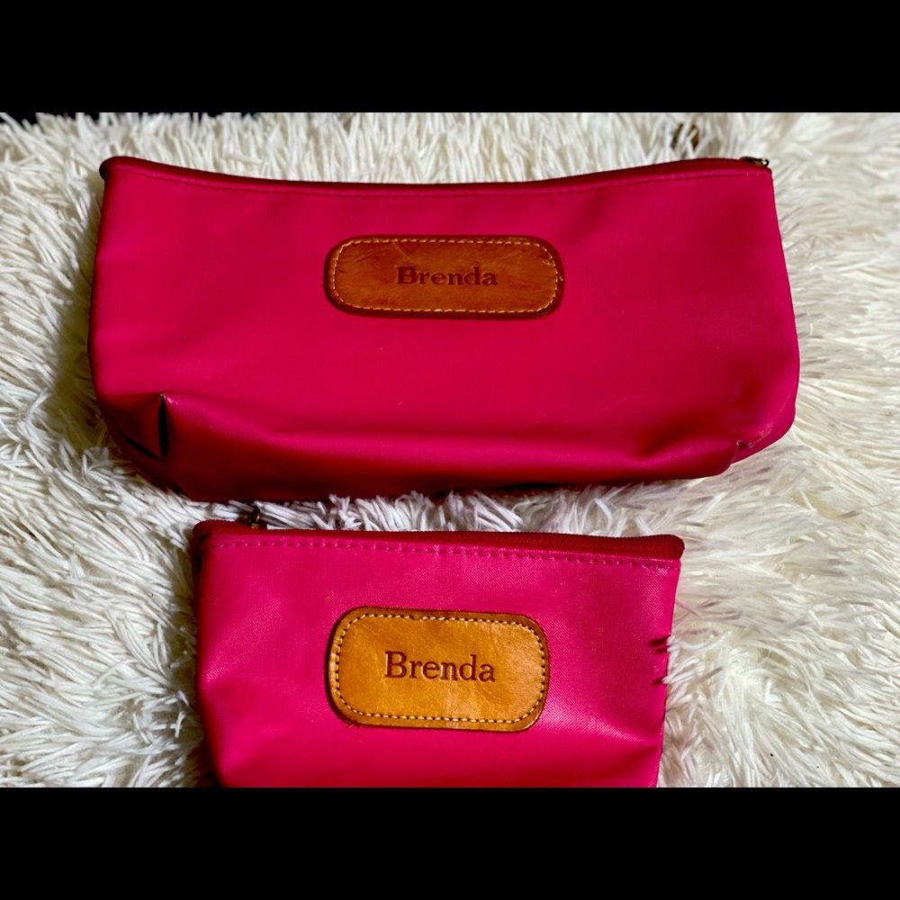John Hart make up and small bag with name Brenda